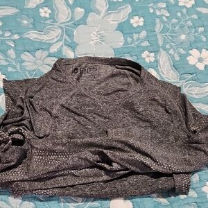 Figs Charcoal Women's Crew Neck Sweater